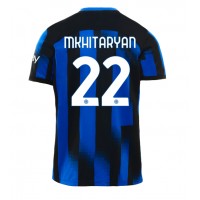 Stroje piłkarskie Inter Milan Henrikh Mkhitaryan #22 Koszulka Podstawowej 2023-24 Krótki Rękaw